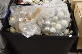 *Black Trolley Containing Christmas Baubles