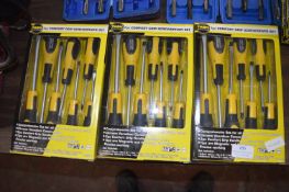 Three Task Tool 7pc Comfort Grip Screwdriver Sets