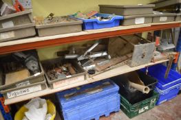 Contents of Self to Include Drill Bits, Machine Pa