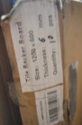 *Four Packs of 10 Tile Backer Board 1200x600x6mm