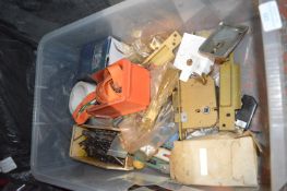 Assortment of Door Furniture, Ratchet Strap, Drill