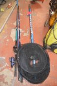*Three Fishing Rods and a Keep Net