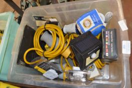 Travel Adapters, Solar Sensor Wall Lights, etc.