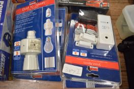 Two Dusk Till Dawn Security Light Adapters, and Tw