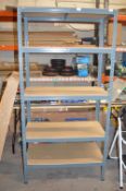 Five Shelf Racking 90x45cm x 180cm tall