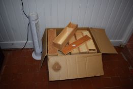 *Tower Fan, and a Box of Wood Bottle Giftboxes