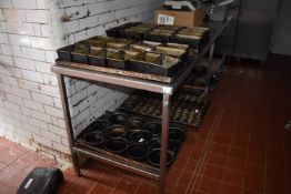 *Stainless Steel Preparation Table with Undershelf 78x255cm