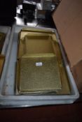 *Tray of Aluminium Baker’s Trays
