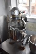 *B30 20qt Countertop Dough Mixer with Whisk, Paddle, and Dough Hook