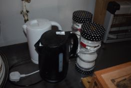 *Two Electric Kettles and Two Dish Sets