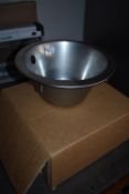 *Stainless Steel Circular Wash Hand Basin