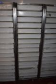*Invicta Stainless Steel Baker’s Rack with 16 White Plastic Trays