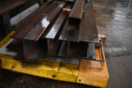 *Four Lengths of RSJ, One Plate, One Box, One Angle, and Steel Plate