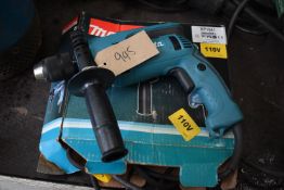 *Makita 110v Hammer Drill with Chuck (new & boxed)