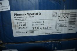 *27kg of Phoenix Special D 3.2x450 Electrodes