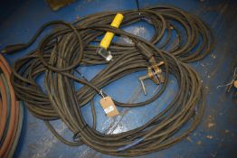 *Two Stick Welding Cables with Earth Clamp