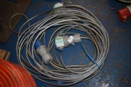 *Two Steel Graded 240v Extension Leads