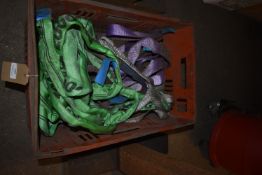 *Plastic Crate Containing Lifting Slings