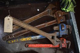 *Three Pairs of Stilsons, and Two Shifters