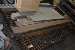 *Pallet of Mezzanine Floor Cutouts including Round Section with Diameter of ~43