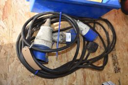 *Two 240v cables 13-16a 16-32a