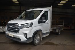 *Maximus Pickup in White Reg: NX22 VCL, Aluminium Body Flatback with Rear Frame, Mileage 16903, 6-