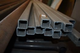 *Ten Galvanised Box Section 4x4cm x 375cm