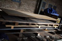 *Six Assorted Pieces of Heavy Steel Plate