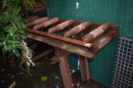 *Roller Conveyor Feed Table 150x47cm x 100cm tall