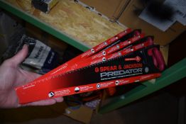 *Four Spear & Jackson Predator Hand Saws
