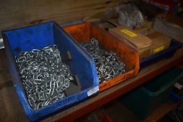 *Three Plastic Trays Containing Assorted Chain
