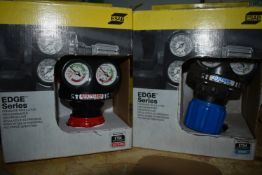 *Pair of Esab Edge Series Oxyacetylene Regulators