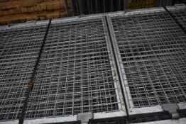 *Twenty 130x220cm Galvanised Steel Panels