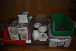 *Four Boxes of Topcon Concrete Anchors, Nylon Wheels, Steel CSK Screws, etc.