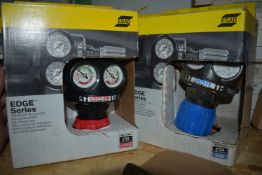 *Pair of Esab Edge Series Oxyacetylene Regulators