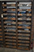 *Rack, Steel Trays and Contents (24 Trays) ~38