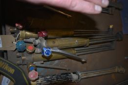 *Three Oxyacetylene Cutting Torches