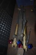 *Three Oxyacetylene Cutting Torches
