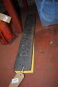 *Six Laser Cut Stencils “4 Man Maximum”