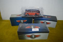 Three Atlas Edition Classic Diecast Coaches