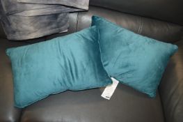 *Pair of Teal Cushions (AF)