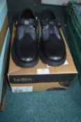 Term Girl's Commie Black School Shoes Size: 6