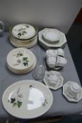 Vintage Pottery Including Pallisy Shadow Rose etc.