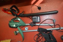 *Bosch Lawn Edger, and a Einhell Hedge Trimmer