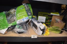 *Garden Solar Power Lights, Water Pump, etc.