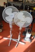 *Two Pedestal Fans