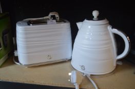 *Swan Two Slice Toaster, and Swan Kettle