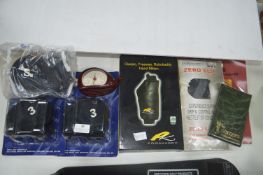 Golf Accessories Including Neoprene Iron Covers, H