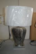 *Dar Mercury Table Lamp with White Shade