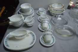 Vintage Pyrex and Jaj Glass Table Ware etc.
